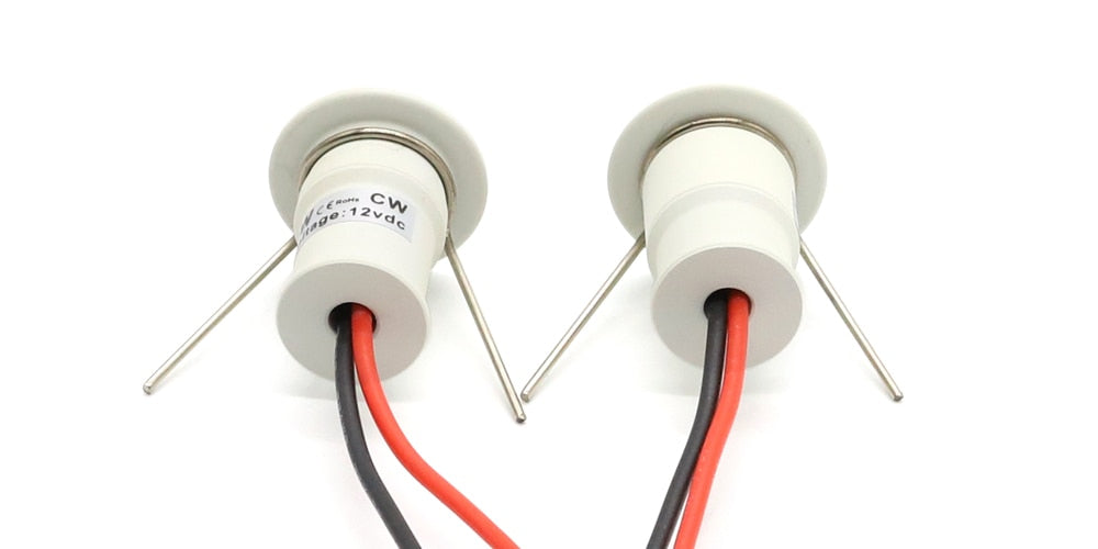 New 1W LED Recessed Cabinet Mini Spotlight Led Downlight Jewelry Cabinet Lamp DC12V LED Ceiling Star Light