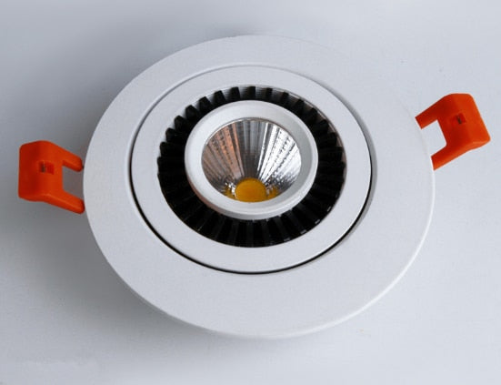 360 Angle Rotatable LED COB Recessed Downlight Square 6W 9W 12W 15W 18W 20WLED Ceiling Spot Light for Picture TV Background 220V Spot