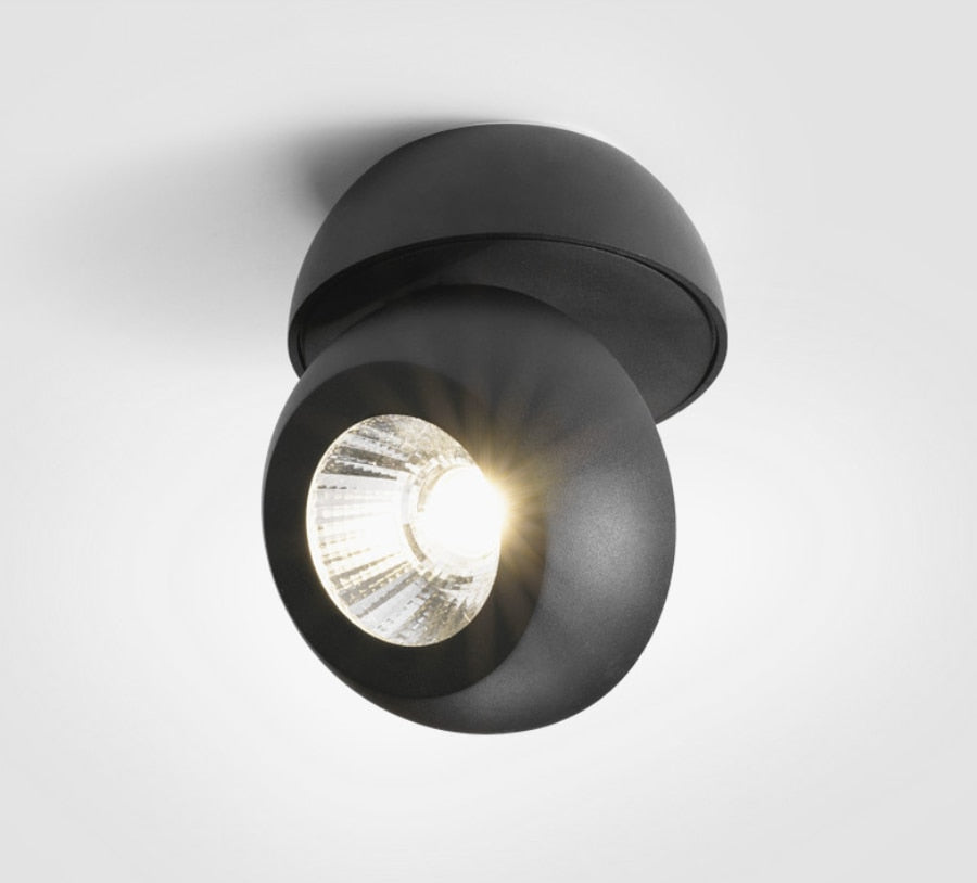 Folding 360° Rotating Dimmable COB LED Downlights 10W 20W 30W LED Ceiling Spot Lights AC85-265V LED Ceiling Lamps Indoor Lighting