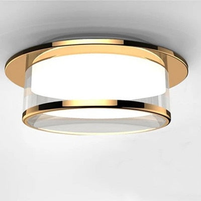 Downlight LED Recessed Light Crystal Stereoscopic Spotlight Modern Corridor Aisle Porch Bedroom Kitchen Ceiling Lamp AC110 220V