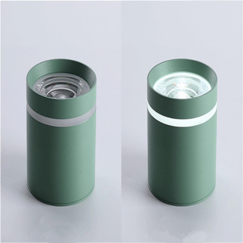 Dimmable Cylinder LED Downlights 10W 12W 15W 18W COB LED Ceiling Spot Lights AC85~265V LED Background Lamps Indoor Lighting