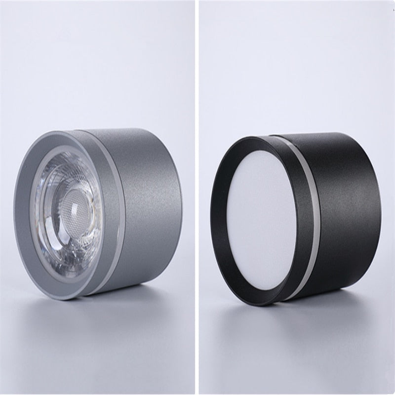Dimmable Cylinder LED Downlights 10W 12W 15W 18W COB LED Ceiling Spot Lights AC85~265V LED Background Lamps Indoor Lighting