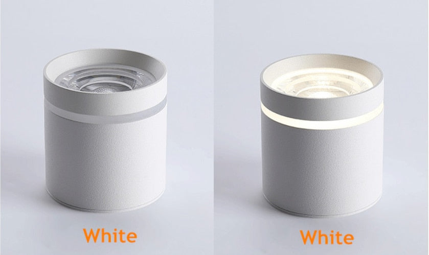 Dimmable Cylinder LED Downlights 10W 12W 15W 18W COB LED Ceiling Spot Lights AC85~265V LED Background Lamps Indoor Lighting
