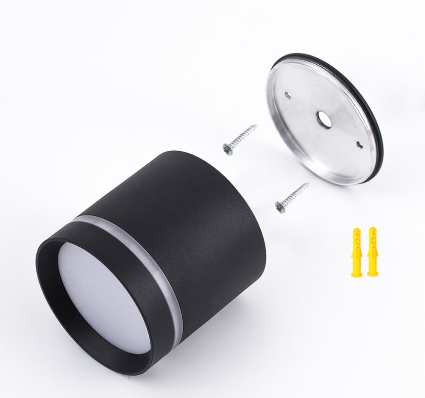 Dimmable Cylinder LED Downlights 10W 12W 15W 18W COB LED Ceiling Spot Lights AC85~265V LED Background Lamps Indoor Lighting