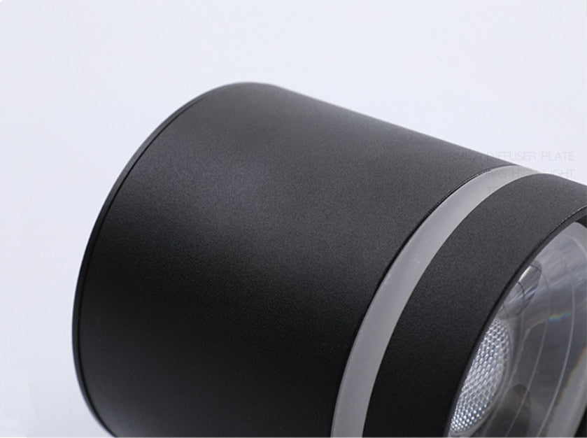 Dimmable Cylinder LED Downlights 10W 12W 15W 18W COB LED Ceiling Spot Lights AC85~265V LED Background Lamps Indoor Lighting