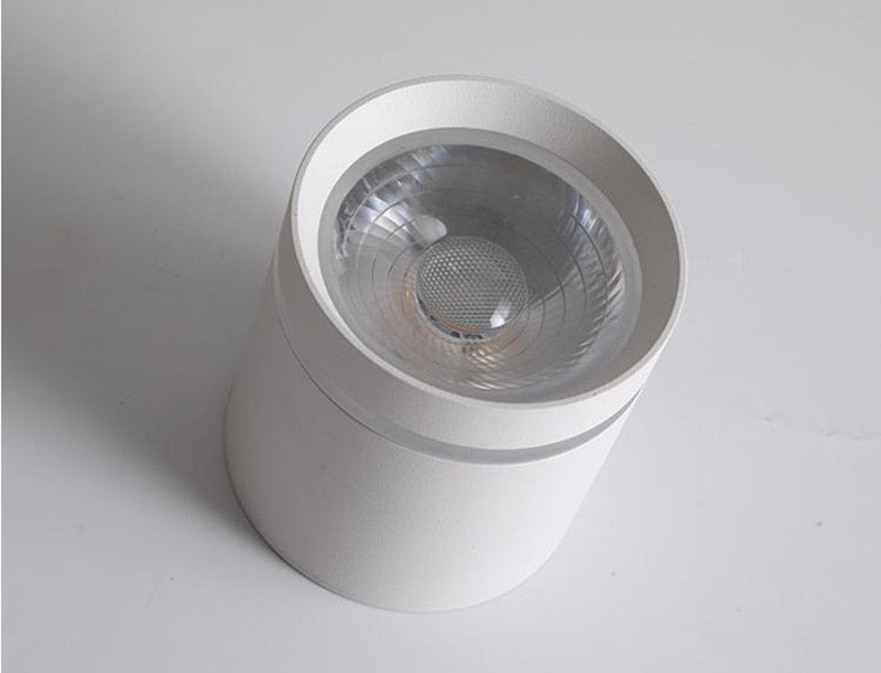 Dimmable COB Cylinder Led Downlight Surface 5W 7W 10W 12W 15W 18W COB LED Ceiling Spot Lights LED Background Lamps Indoor Lighting