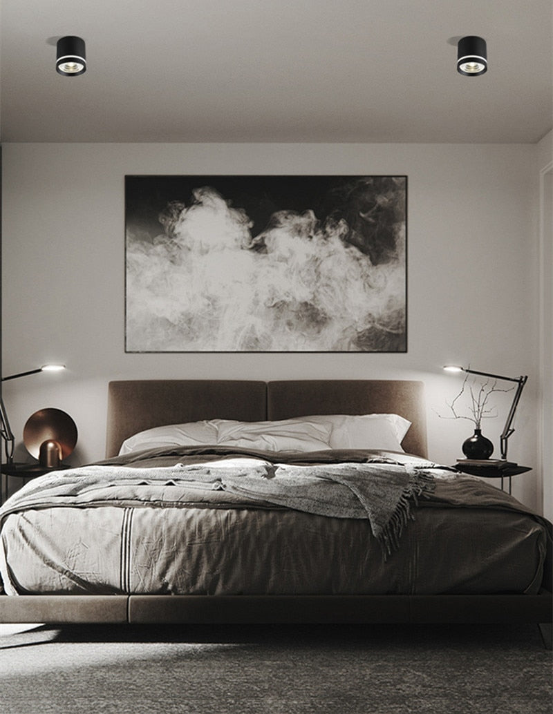 Dimmable COB Cylinder Led Downlight Surface 5W 7W 10W 12W 15W 18W COB LED Ceiling Spot Lights LED Background Lamps Indoor Lighting