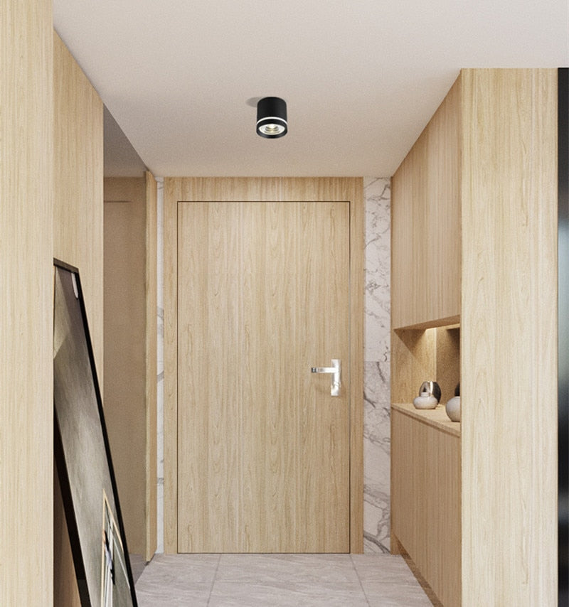 Dimmable COB Cylinder Led Downlight Surface 5W 7W 10W 12W 15W 18W COB LED Ceiling Spot Lights LED Background Lamps Indoor Lighting