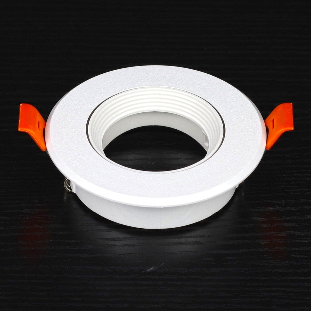 Adjustable Surface Mounted Led Ceiling Downlight GU10 Aluminum Round Ceiling Recessed Downlight Lamp Fixture Black White