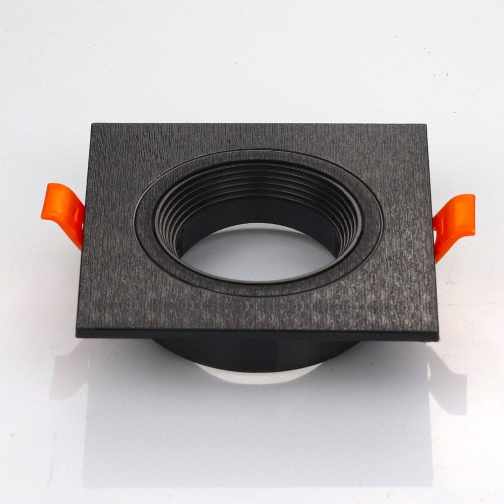 Adjustable Surface Mounted Led Ceiling Downlight GU10 Aluminum Round Ceiling Recessed Downlight Lamp Fixture Black White