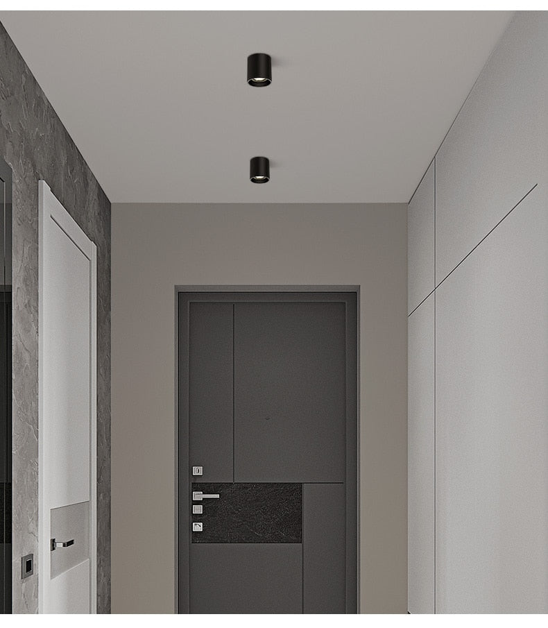 Dimmable Cylinder LED Downlights 6W 10W 12W 15W 22W COB Ceiling Spot Lights AC85~265V Background Lamps Indoor Lighting