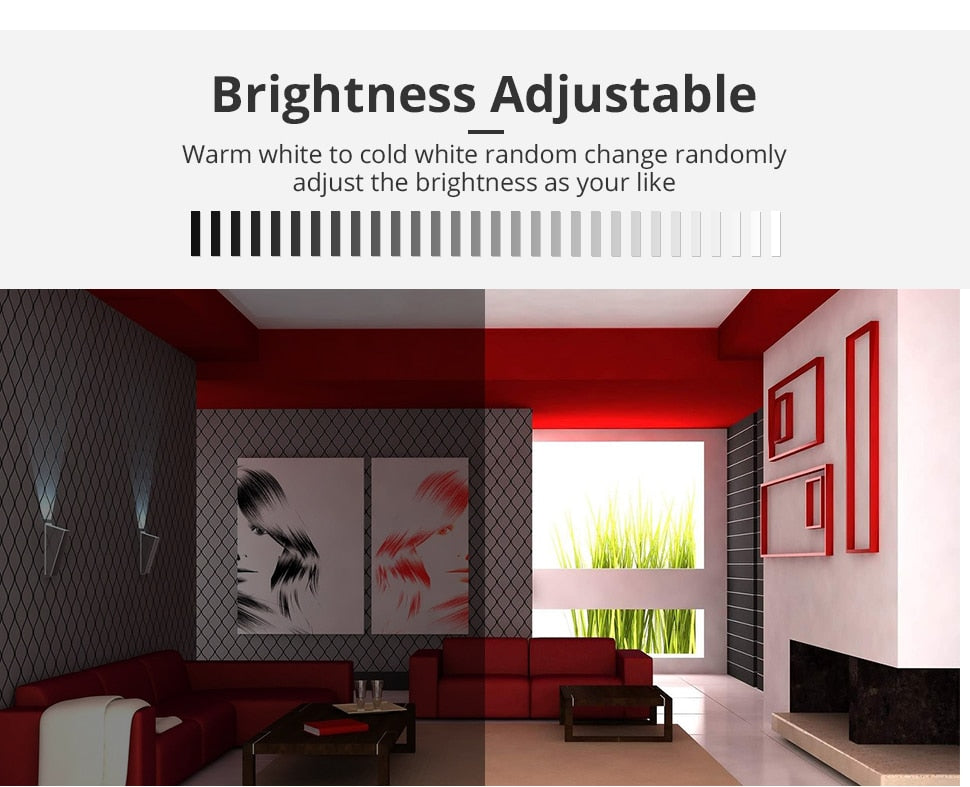 Benexmart Tuya WiFi LED Surface Mounted Light Dimmable Downlight for Ceiling 9W RGBCW NO Hole Round Spotlight Alexa Google Home