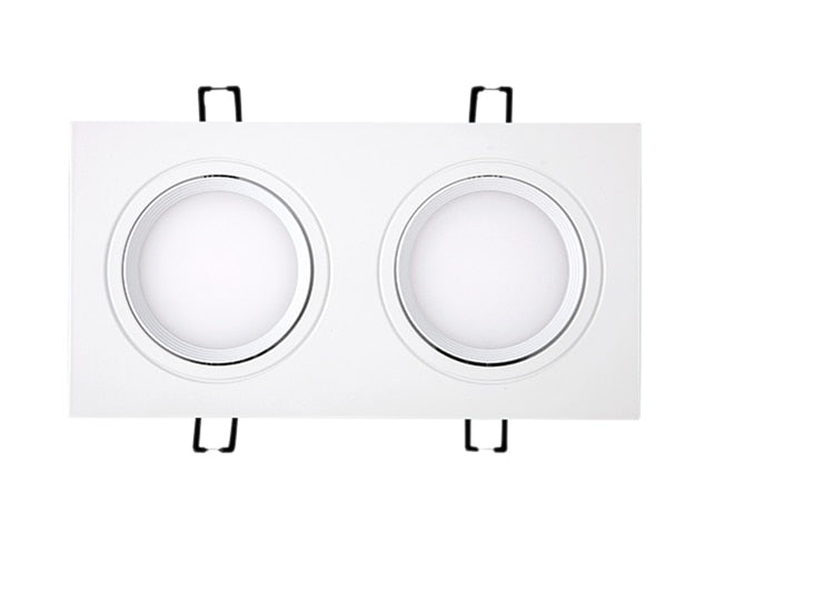 ACETIDE Recessed Double LED Dimmable Downlight COB 7W - 30W Spot Decoration Room Ceiling Lamp AC 220V LED Panel Lights Hotel Room