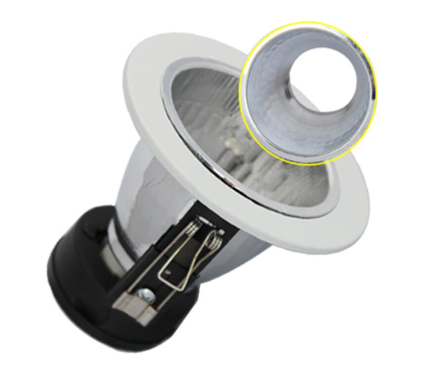 LED Downlight 4 inch E27 White Round Recessed Casing Downlight Holder Spotlight