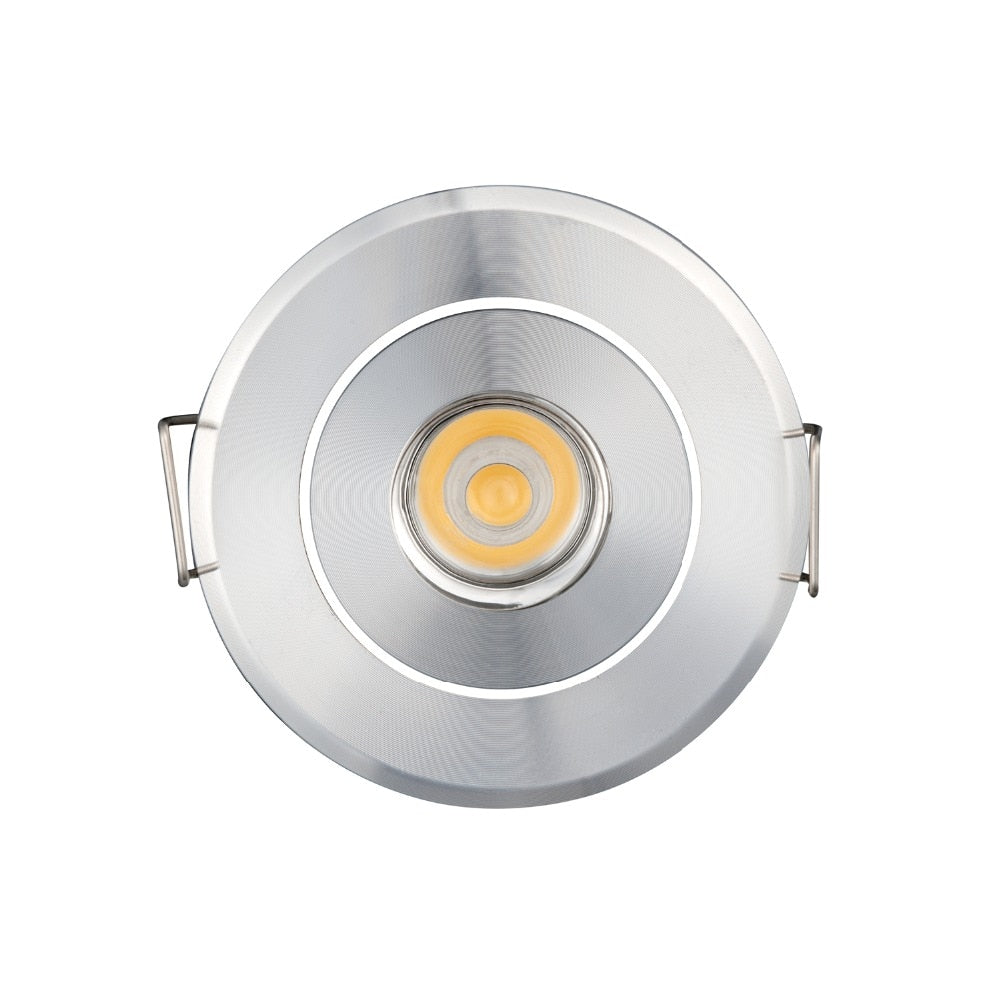 Downlight 50mm Diameter Round LED Downlighter Led Recessed Ceiling Small Led Downlight Silver