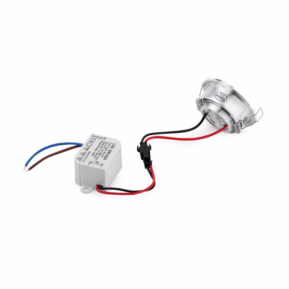 Downlight 50mm Diameter Round LED Downlighter Led Recessed Ceiling Small Led Downlight Silver