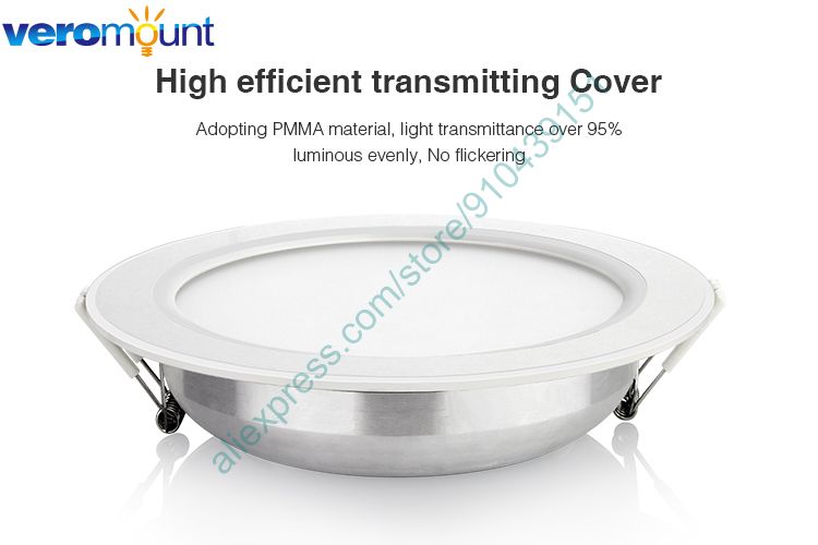 MiBoxer FUT066 12W RGB+CCT LED Downlight AC110V 220V 2.4G RF Wireless Remote WiFi Smartphone APP Alexa Google Voice Control