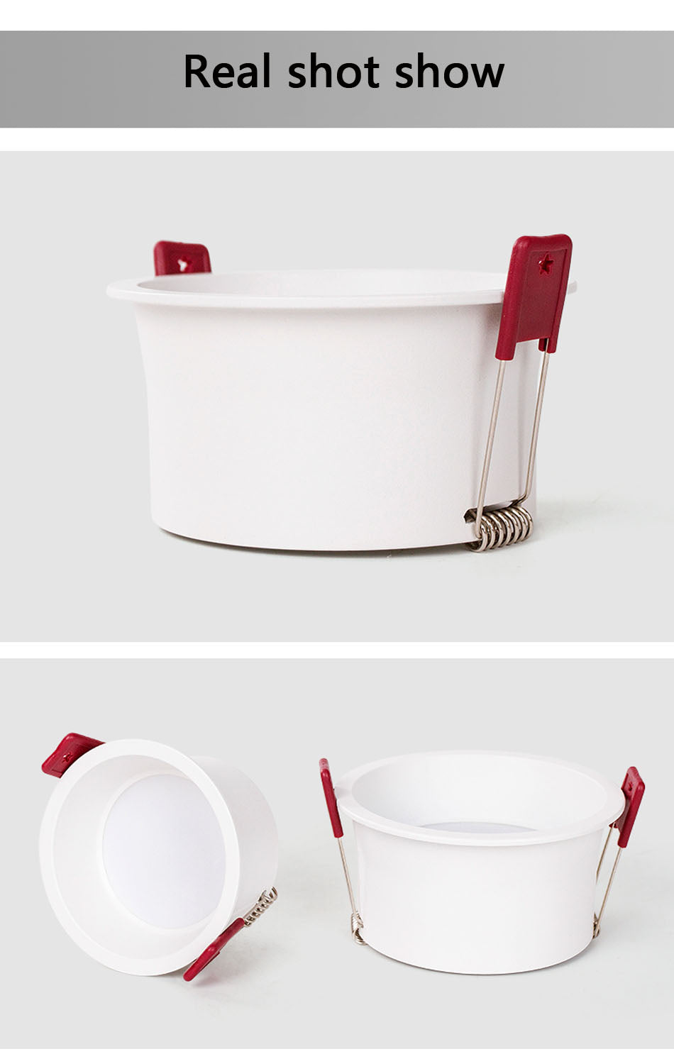 LED COB Recessed Downlight Deep Glare AC110 220V Dimmable 5W 7W 9W 12W 15W 20w 25W Round Black White LED Ceiling Spot Light