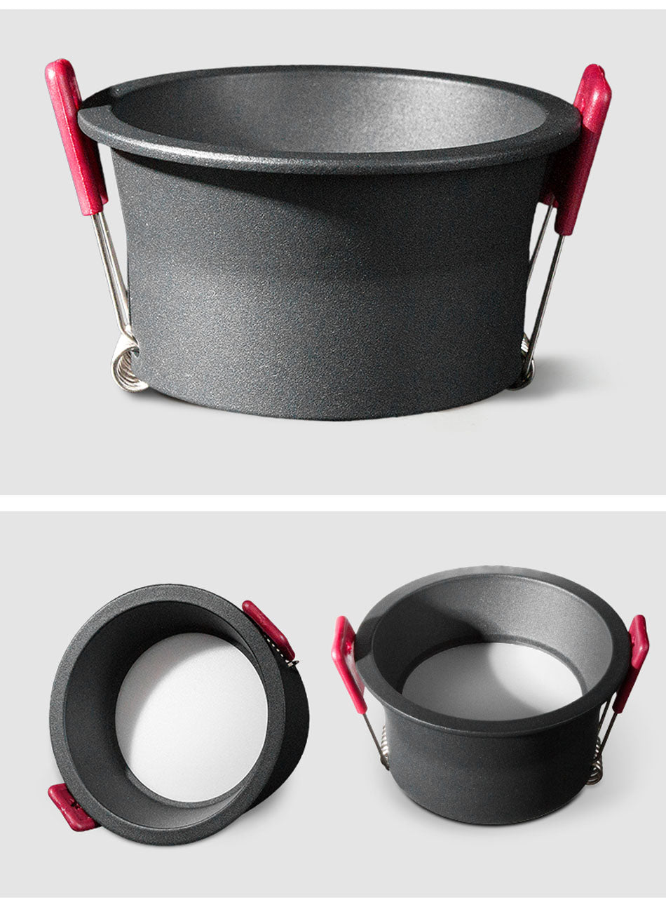 LED COB Recessed Downlight Deep Glare AC110 220V Dimmable 5W 7W 9W 12W 15W 20w 25W Round Black White LED Ceiling Spot Light