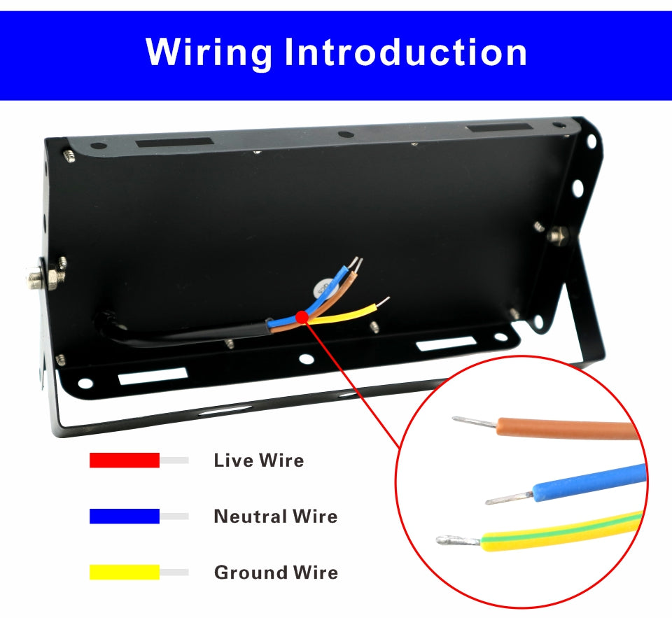 Led Flood Light AC 220V 230V 240V 2pcs/lot 50W Outdoor Floodlight Spotlight IP65 Waterproof LED Street Lamp Landscape Lighting