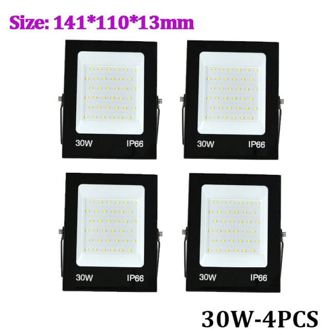 Flood Light Outdoor 10W 20W 30W 50W 100W 150W Wall Floodlight Projector Spotlight Exterior Waterproof Garden Garage Street Lamp