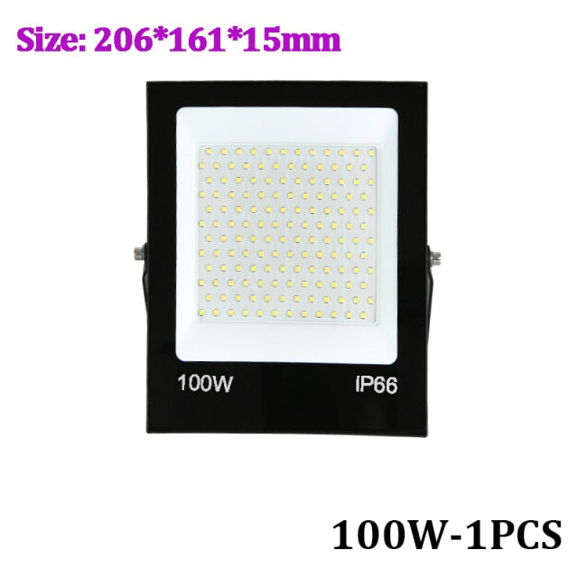 Flood Light Outdoor 10W 20W 30W 50W 100W 150W Wall Floodlight Projector Spotlight Exterior Waterproof Garden Garage Street Lamp