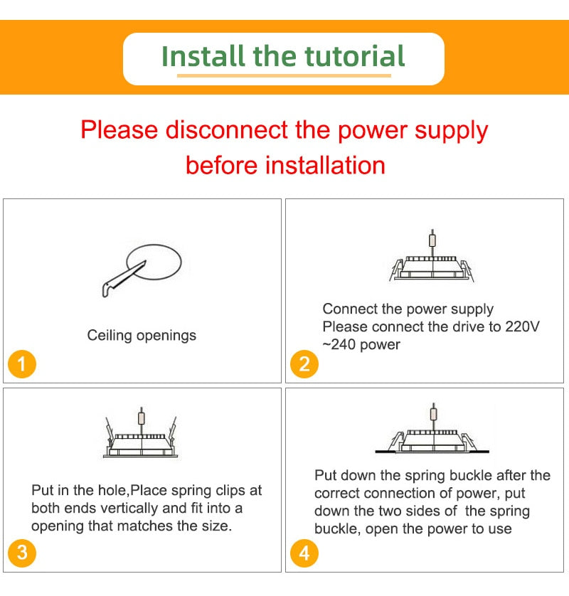 Kaguyahime Downlight 18W 15W 9W 5W 3W Recessed Round LED Lamp Indoor Lighting AC 220V 240V LED Downlight Warm White Cold White