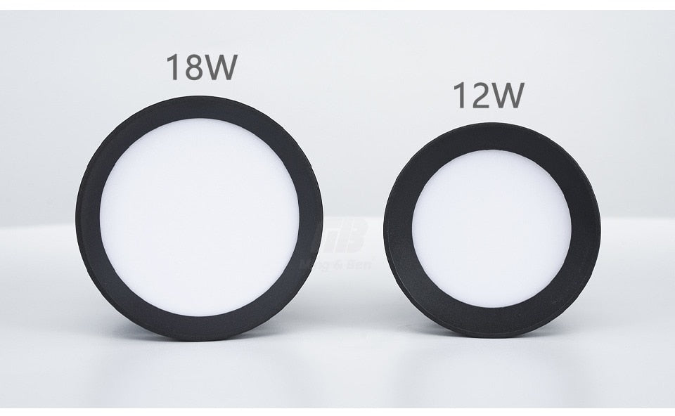 Led Downlight Surface Mounted 18W 12W AC220V Cold Warm Neutral Light SpotLamp Ceiling Fixtures For Living Room Kitchen Lighting