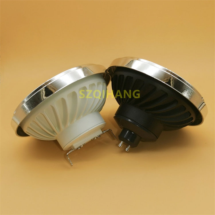 Hot Sale Dimmable AC85-265V 15W 20W G53 COB LED AR111 GU10 Downlight 20W Chip LED QR111 Light Aluminum Alloy Led Bulbs