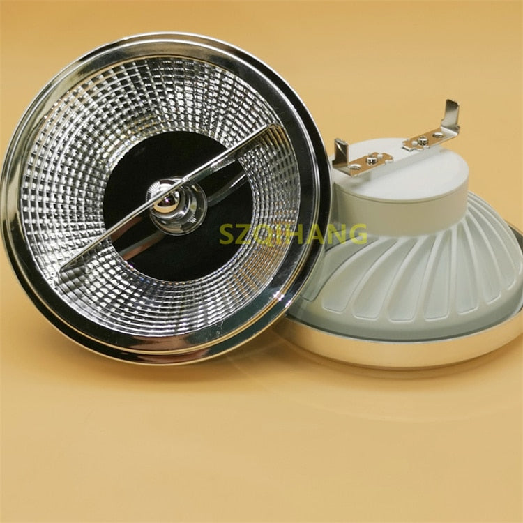 Hot Sale Dimmable AC85-265V 15W 20W G53 COB LED AR111 GU10 Downlight 20W Chip LED QR111 Light Aluminum Alloy Led Bulbs