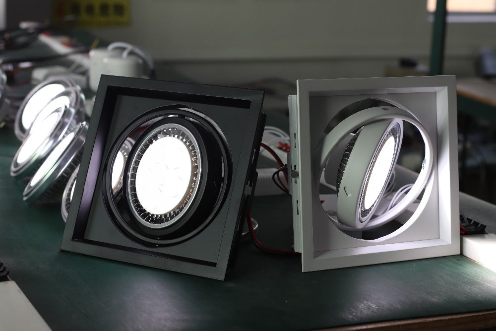 Downlight 220V Dimmable 230V DC12V G53 Dia 111 Downlight 12W AR111 Light Bulb