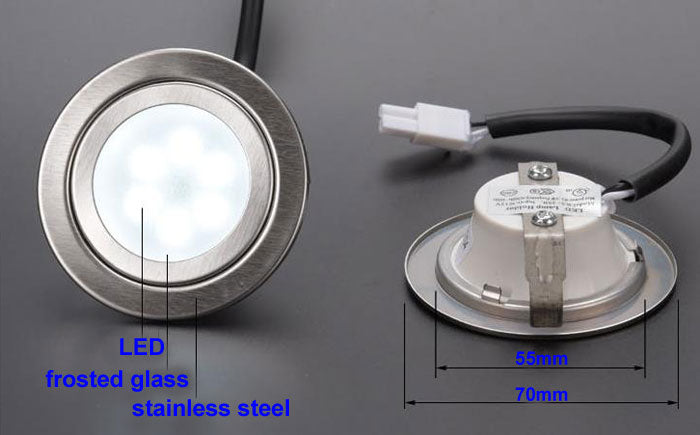 Lighting Bulb Recessed 1.5 Watt LED 12V DC Kitchen Cooker Hoods Downlight 20W Halogen Bulb