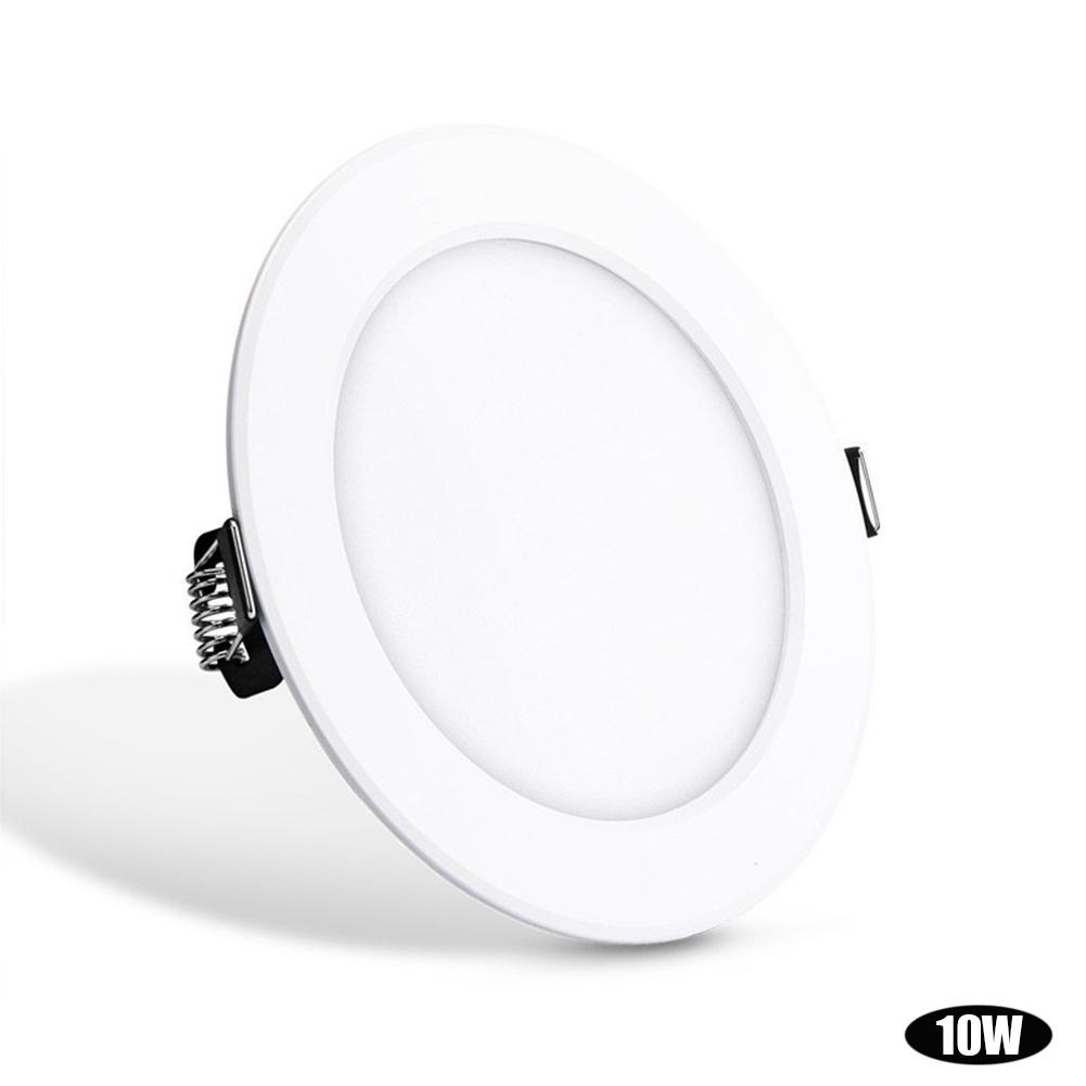 RGB+W LED Downlight Remote Control Recessed Round Ceiling Lamp 5W 10W Panel Light Ultra-thin Down Light Indoor Lighting 4 Mode