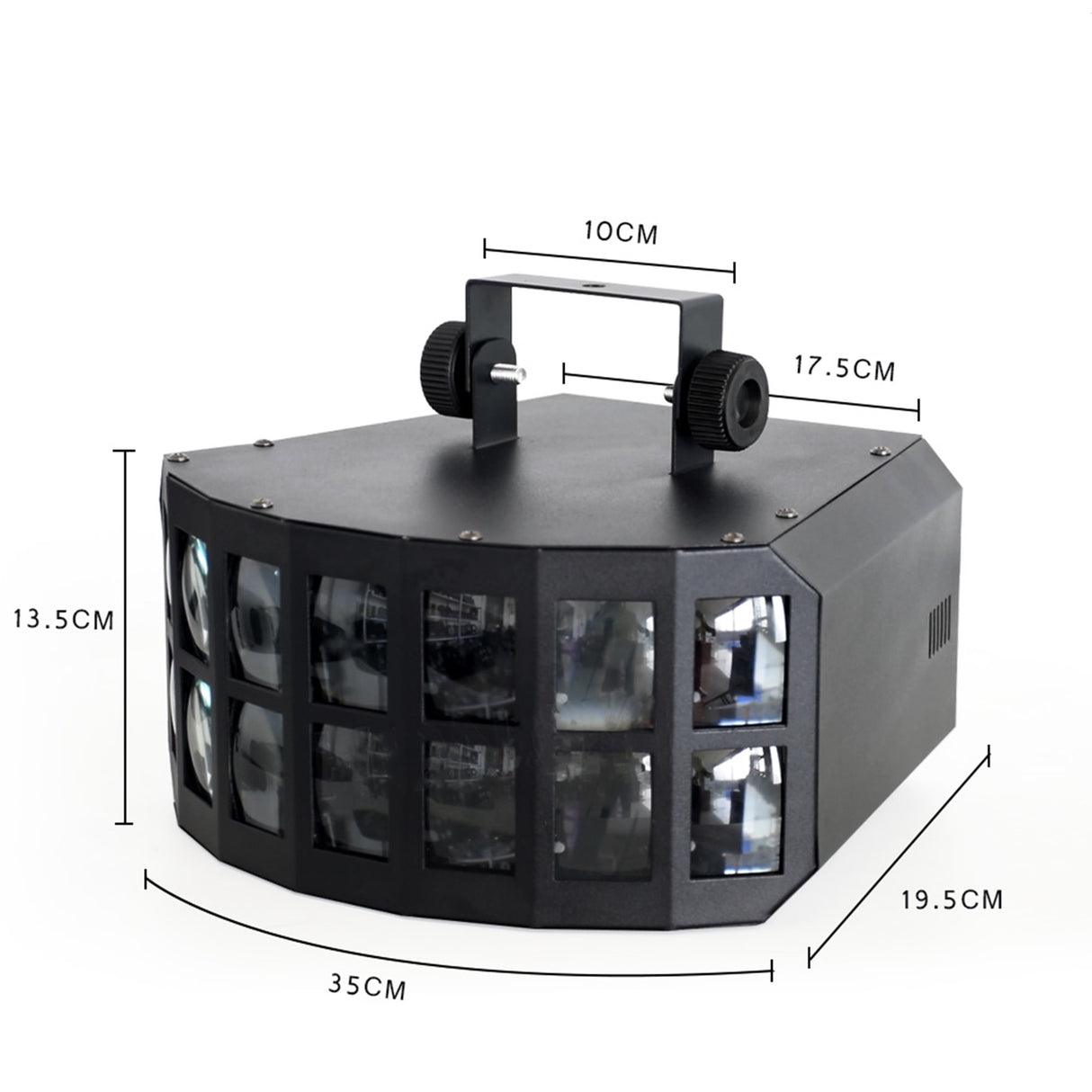 LED 2X15W RGBW 4IN1 DOUBLE LAYER DOWNLIGHT PROJECTION BUTTERFLY EFFECT LIGHT FOR KTV DJ DISCO PARTY LIGHTS