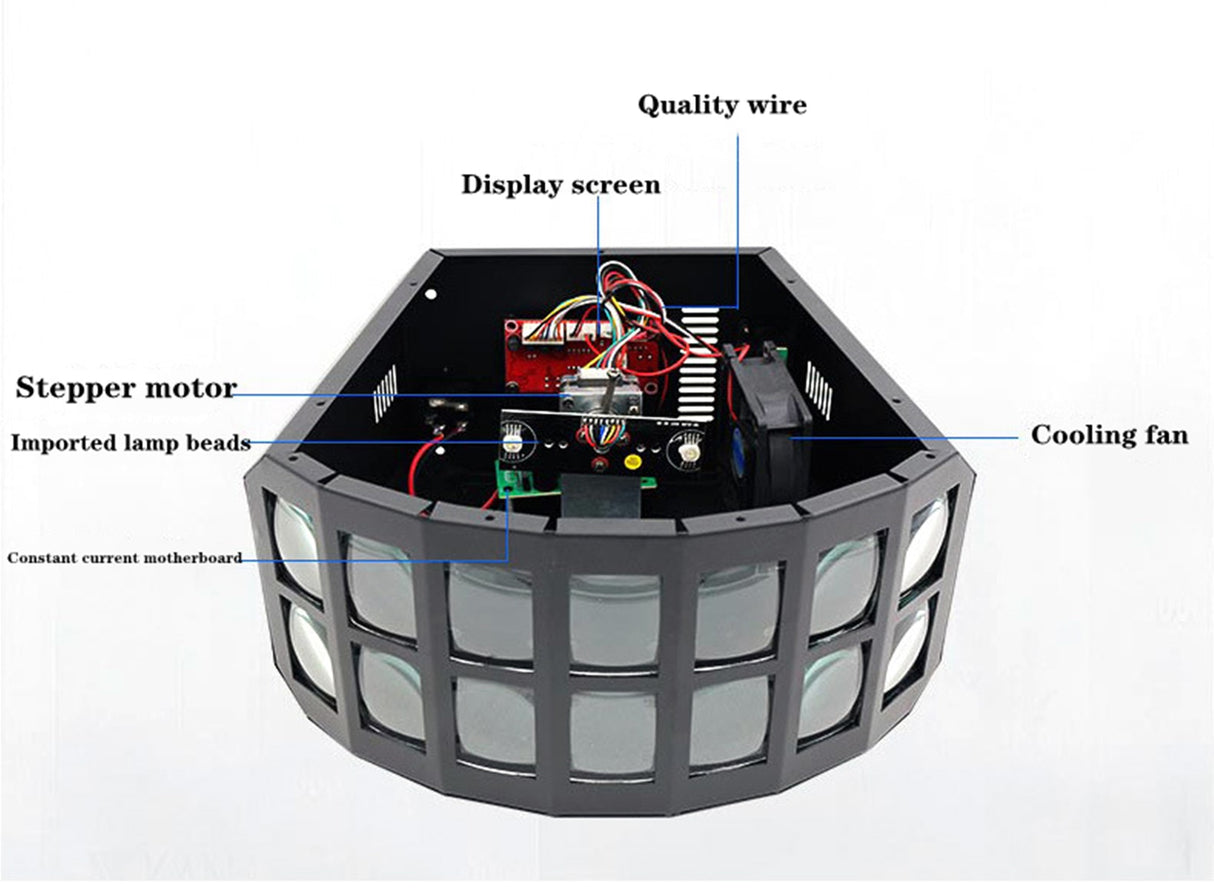 LED 2X15W RGBW 4IN1 DOUBLE LAYER DOWNLIGHT PROJECTION BUTTERFLY EFFECT LIGHT FOR KTV DJ DISCO PARTY LIGHTS