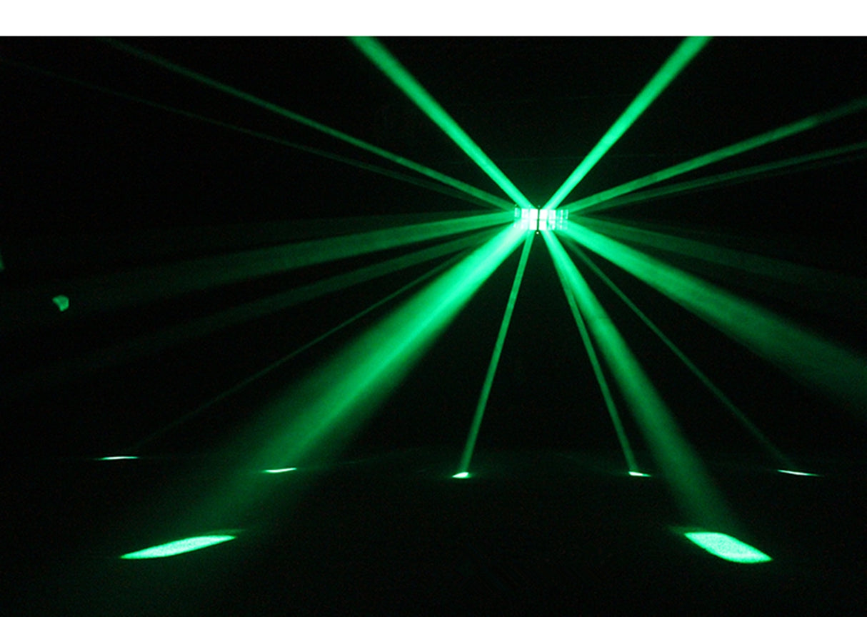 LED 2X15W RGBW 4IN1 DOUBLE LAYER DOWNLIGHT PROJECTION BUTTERFLY EFFECT LIGHT FOR KTV DJ DISCO PARTY LIGHTS