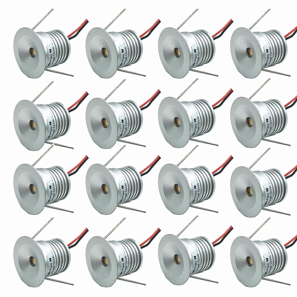 IP65 1W Mini LED Spotlight DC12V Indoor Dimmable Downlight 25MM Focos Ceiling Spot Lamp Corridor Stair Cabinet Gazebo Lighting