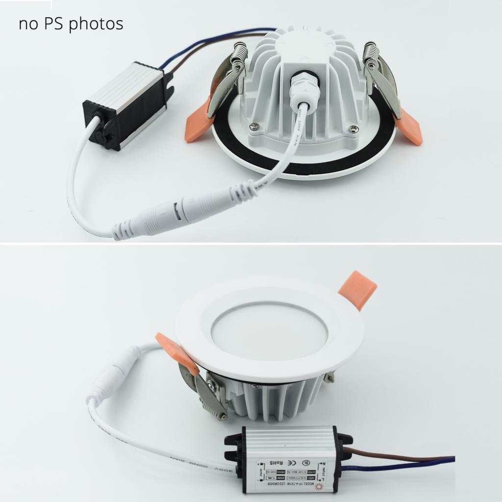 LED 10pcs/pack Outdoor Downlight led Spot IP65 Fire Rated Lamp 5W 7W 9W Die- Cast Design for sauna steam bath kitchen bathroom eaves