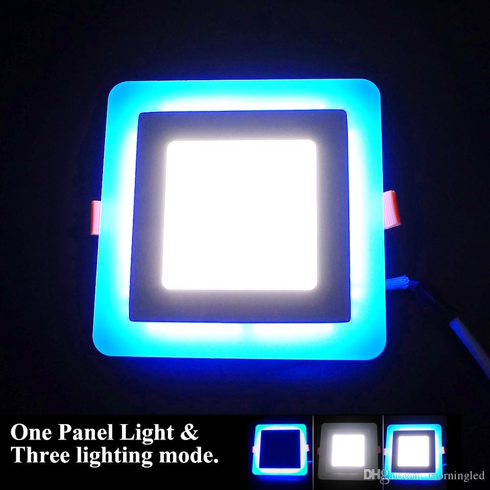 LED Downlight Round/Square 6W 9W 16W 24W 3 Model Downlight Recessed Ceiling Panel Light AC85-265V+Driver