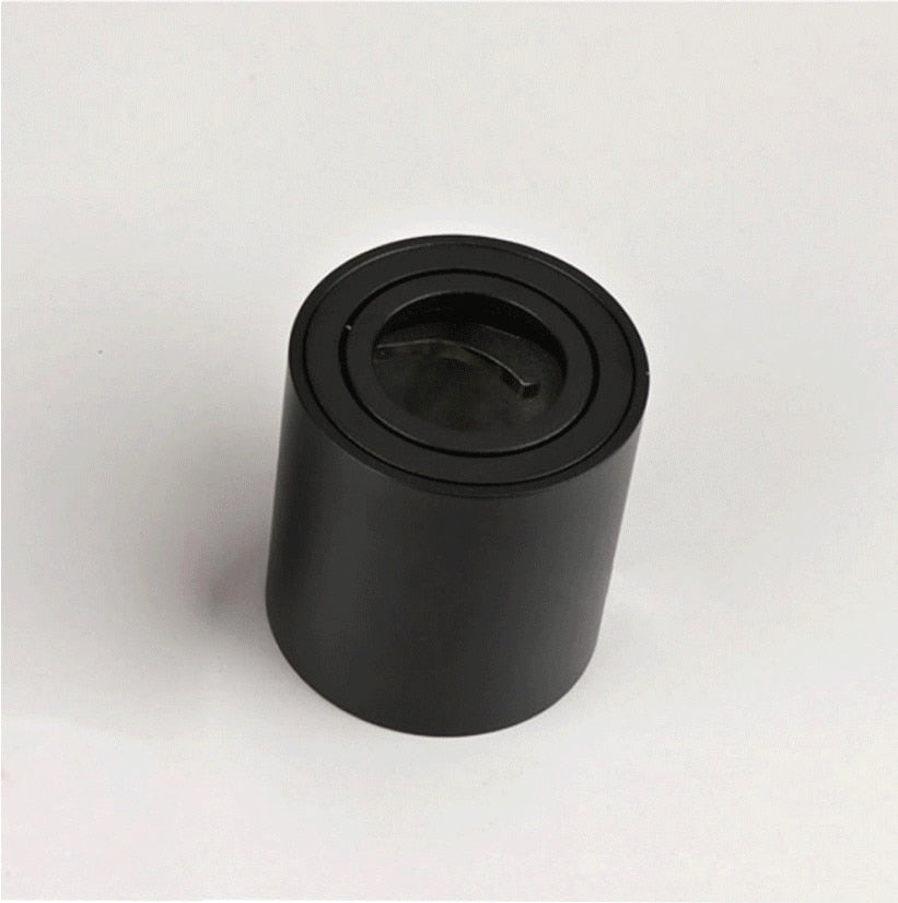 Adjustable LED Round Surface Mounted Trimless Downlight GU10 Fixture Cylinder Ceiling Down Spot Light Bedroom Lamp GU 10 Fitting