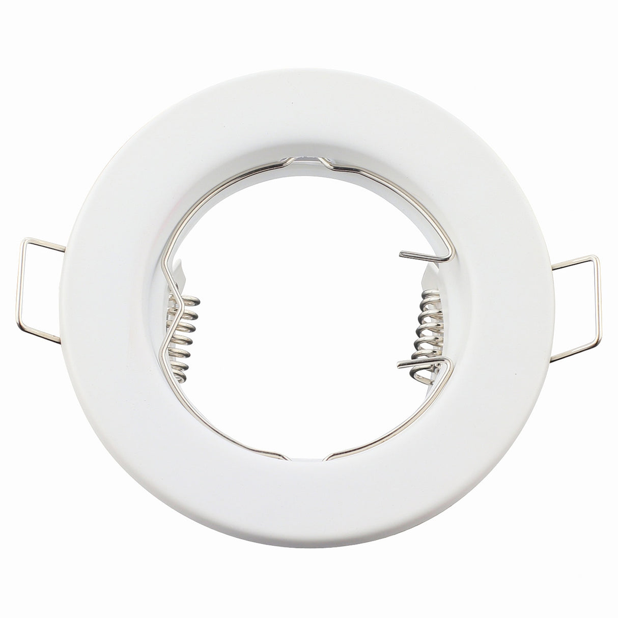 Round Metal Recessed LED Ceiling Light Frames MR16 GU10 10pcs Bulb Fixtures Downlight Holder GU10 Spot Light Fitting For Housing