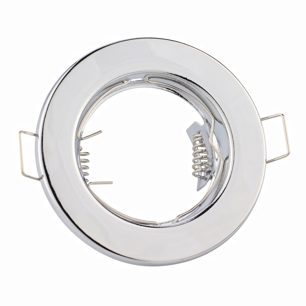 Round Metal Recessed LED Ceiling Light Frames MR16 GU10 10pcs Bulb Fixtures Downlight Holder GU10 Spot Light Fitting For Housing