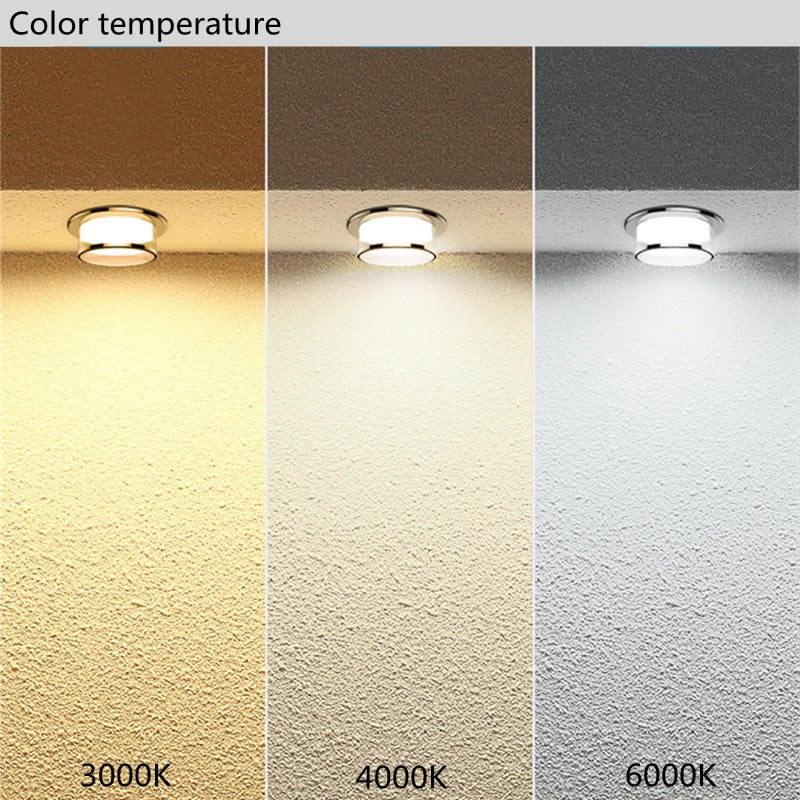 Luxury Style Crystal LED Downlight 5W7W9W12W15W Crystal Recessed Downlights Ceiling Spot Lighting Bedroom Kitchen Indoor lamp