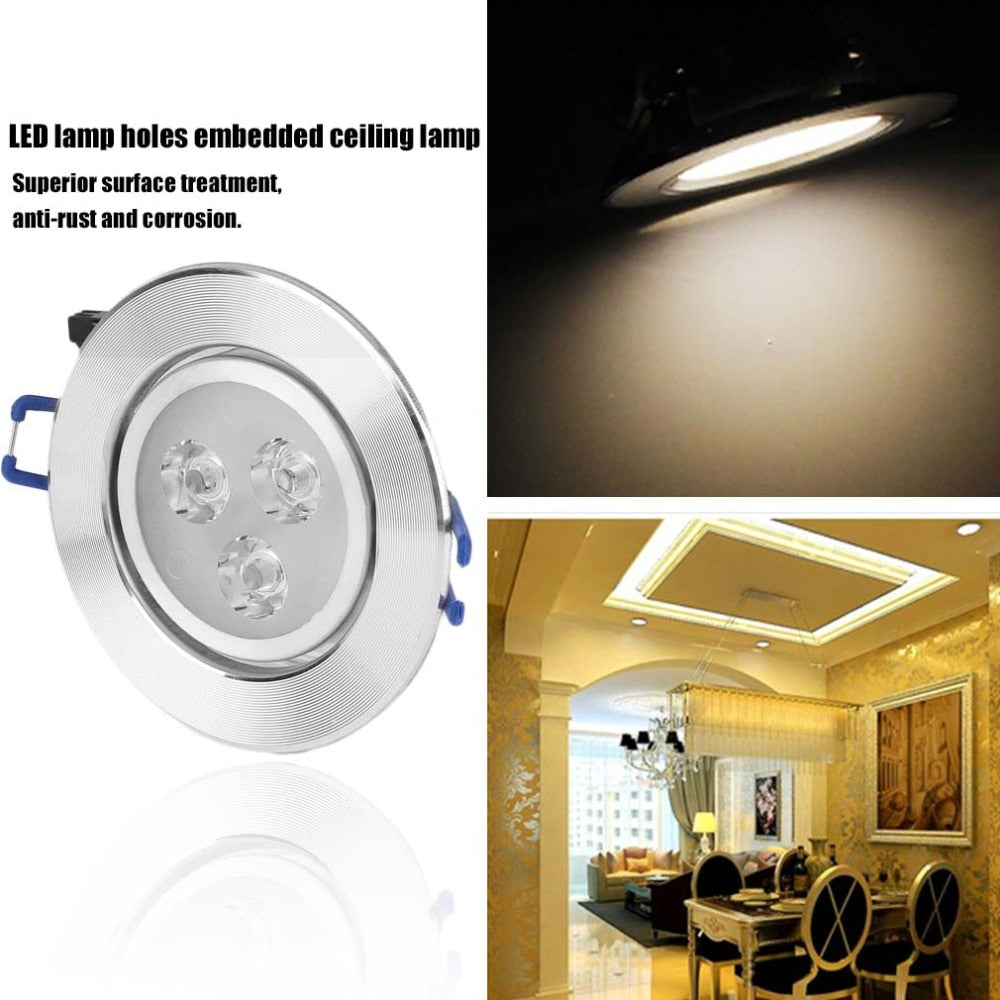 LED Ceiling Lights Lustre Lamp Bulb Light Spot For Kitchen Livingroom Bedroom 3W Anti-rust And Anti- Corrosion lampars