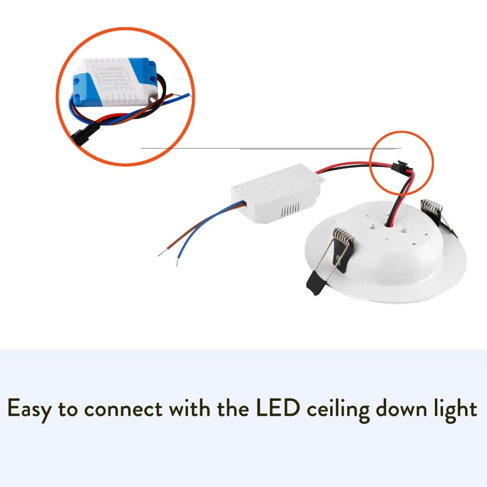 Dimmable LED Constant Current Driver Power Supply 3W 5W 7W 8-10W 15W 15-24W Output 300mA External Diver For LED Downlight