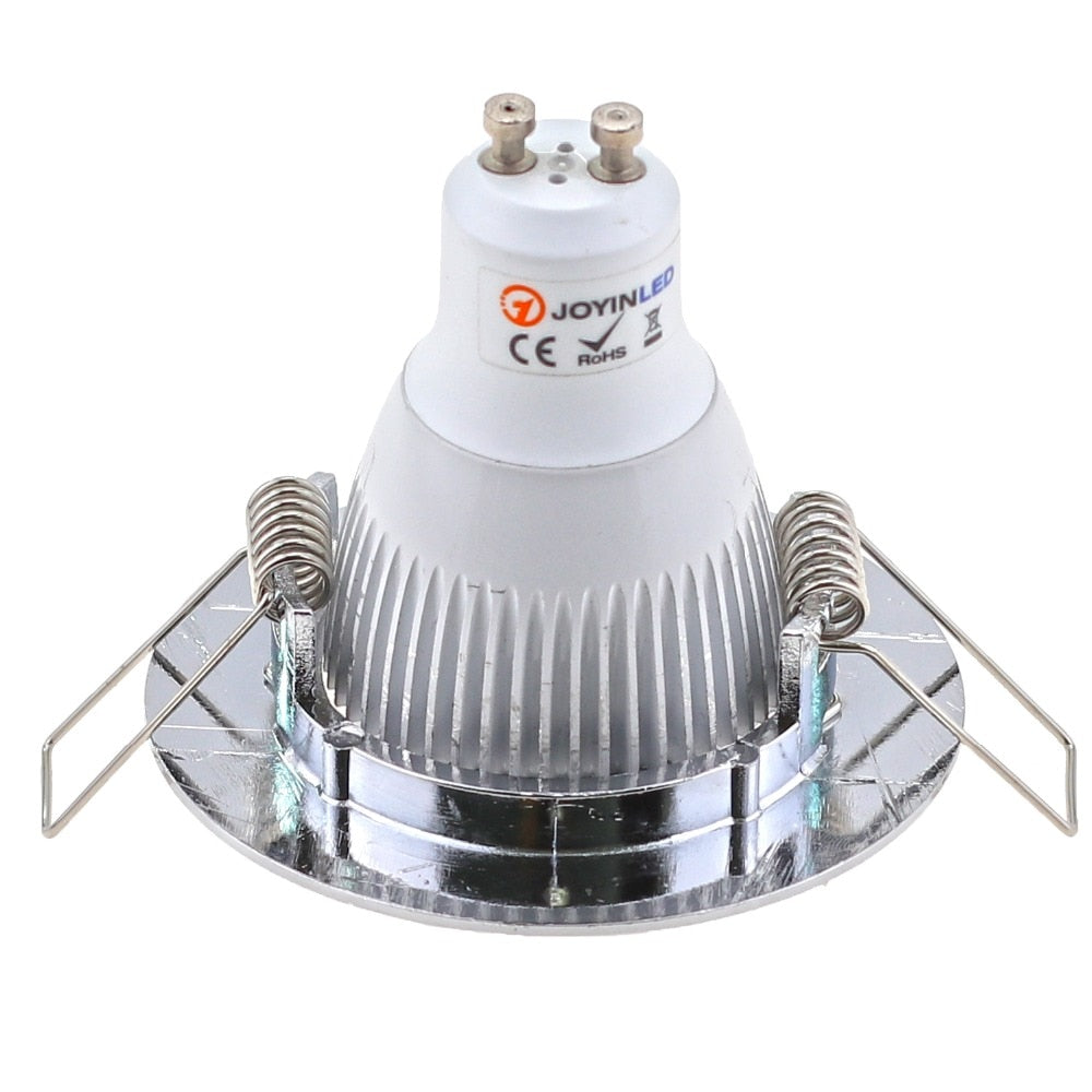 Recessed Trimless Titl 10pcs/lot Round LED Spot Light Fittings GU10 MR16 Socket Base Holder Ceiling Spot Downlight Frame Fixture