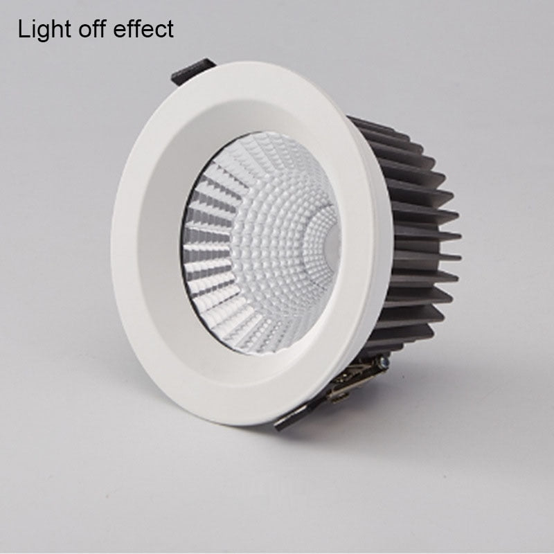 Led downlight embedded IP65 waterproof and fog proof hotel kitchen light bathroom toilet waterproof downlight
