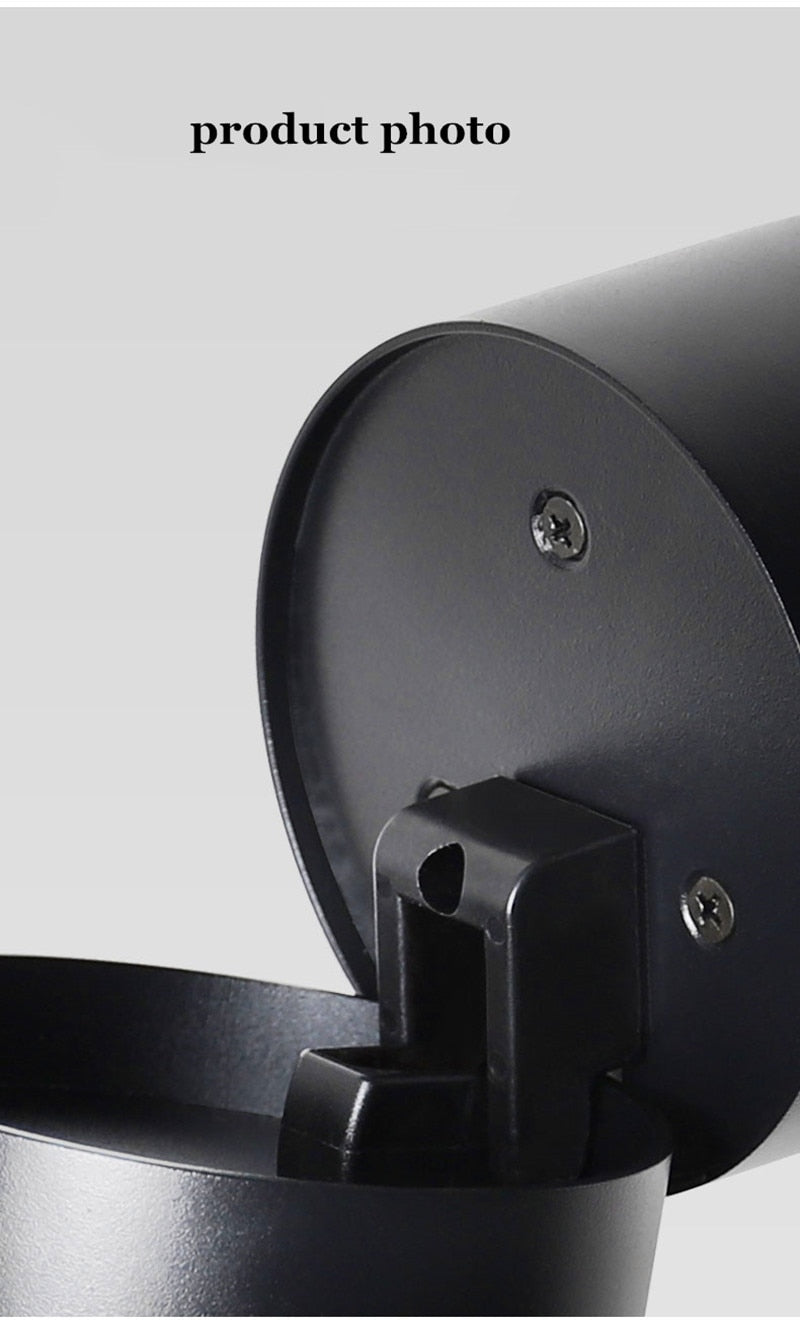 Dimmable Folding Rotating Recessed Led Downlight 7w-15W Cob Ceiling Spot Light Adjustable 110v 220v Warm White For Living Room