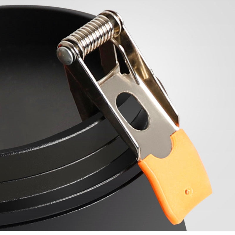 Dimmable Folding Rotating Recessed Led Downlight 7w-15W Cob Ceiling Spot Light Adjustable 110v 220v Warm White For Living Room