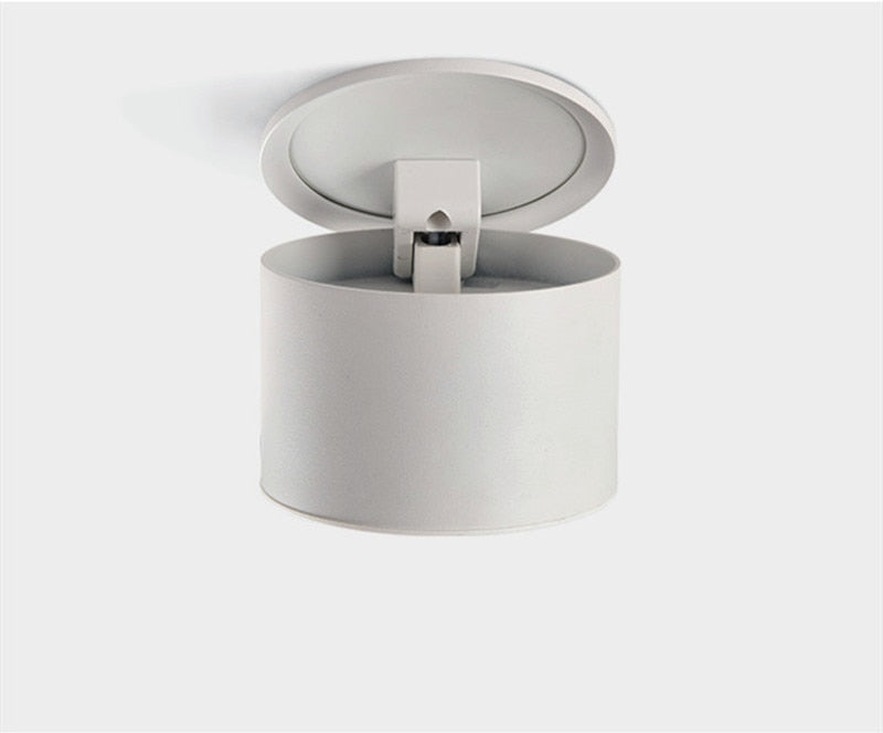 Dimmable Folding Rotating Recessed Led Downlight 7w-15W Cob Ceiling Spot Light Adjustable 110v 220v Warm White For Living Room